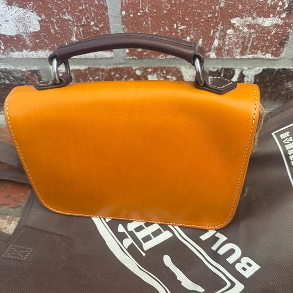 Stylish Tan and Brown Leather Satchel🤎neutral,very versatile,comes w/duster bag🌎 - Picture 2 of 16